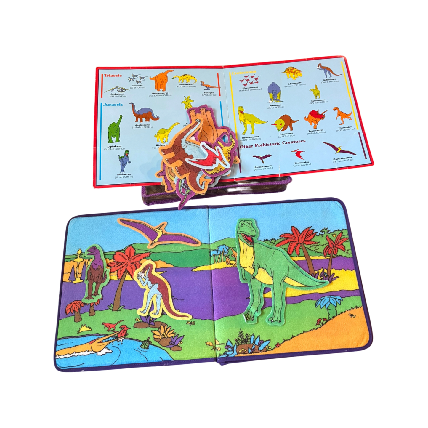 Dinosaur Park Felt Playbook