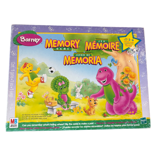 1997 Barney Memory Game