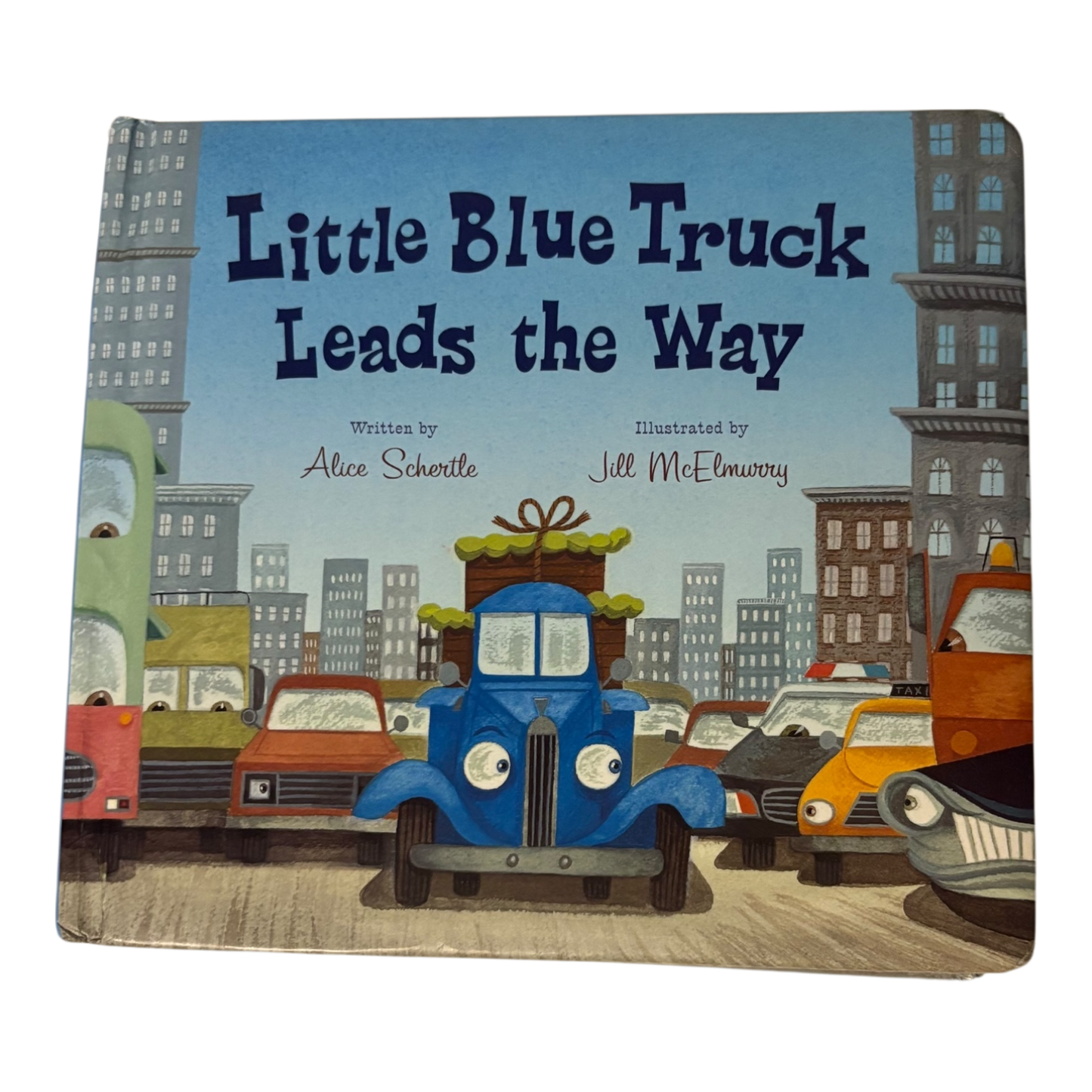 Little Blue Truck Leads the Way Padded Board Book