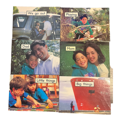 Set of 6 Early Readers (level A) - Real life pictures