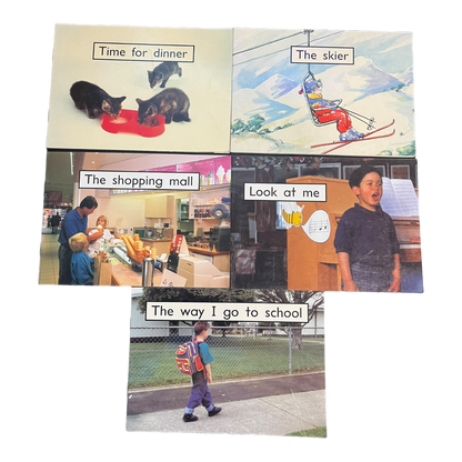 Set of 5 Early Readers (level B) - Real life pictures