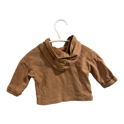 Rabbit and Bear Brown hoodie 3-6 months