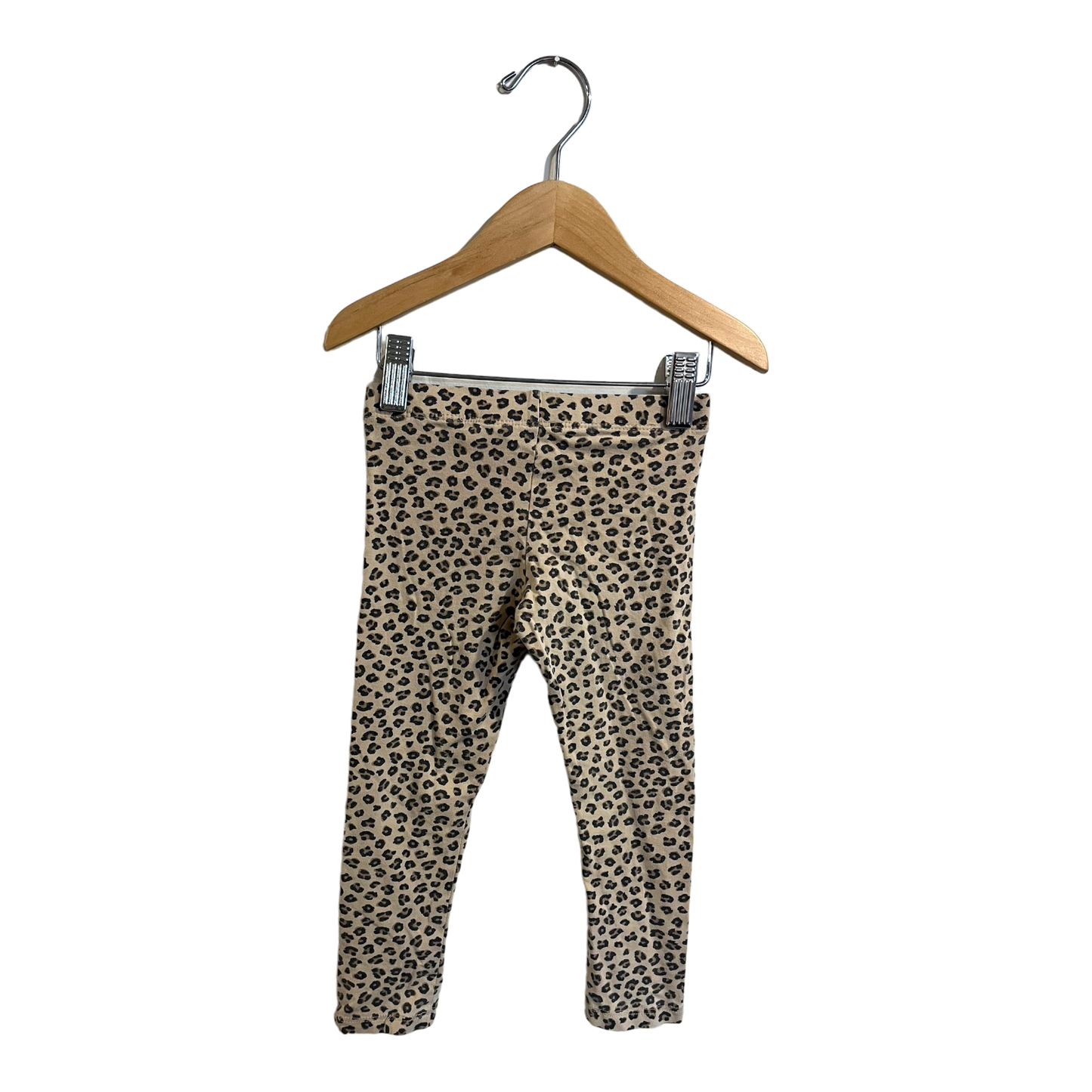 H&M Cheeta print leggings 2-3y