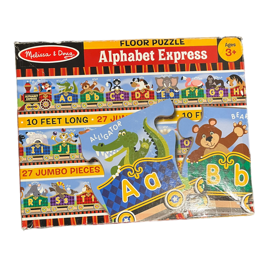 Alphabet Express 27 piece floor puzzle