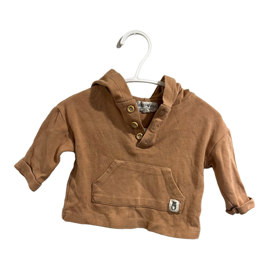 Rabbit and Bear Brown hoodie 3-6 months