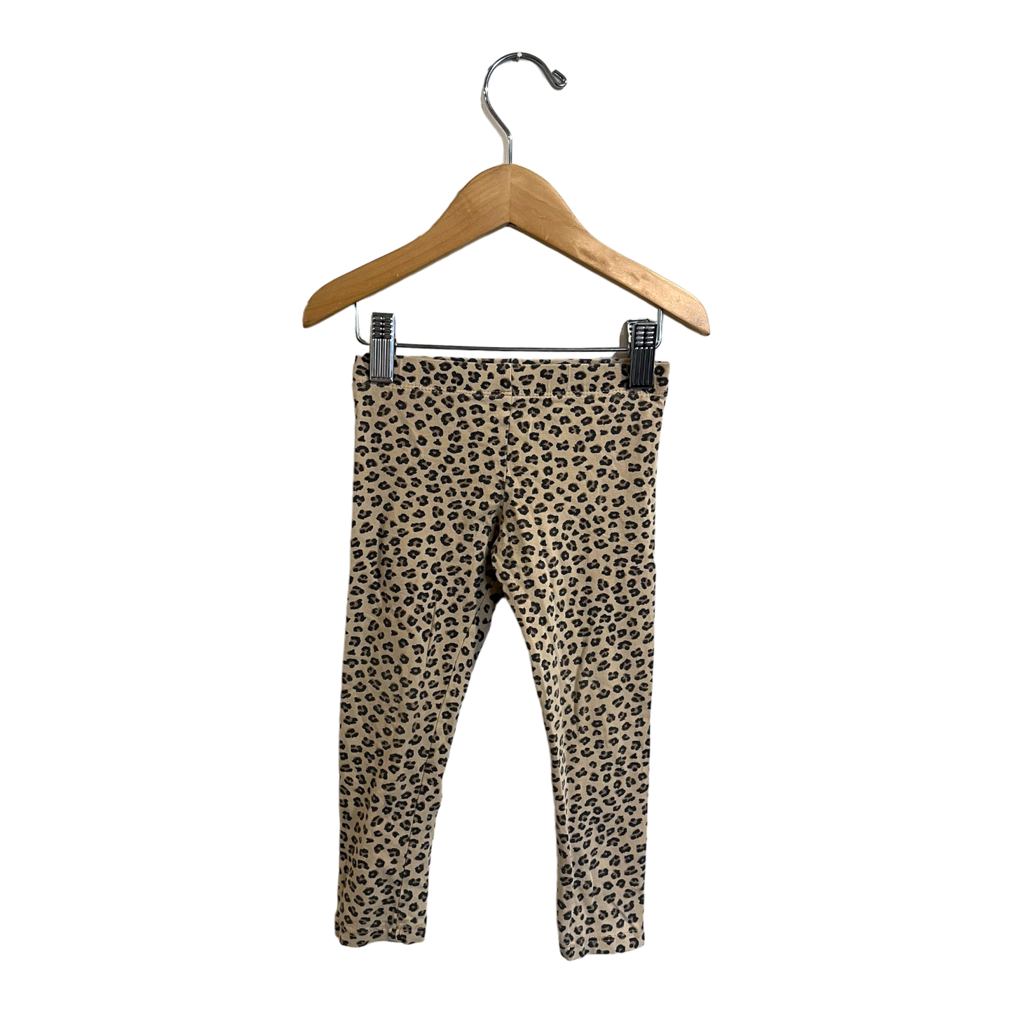 H&M Cheeta print leggings 2-3y