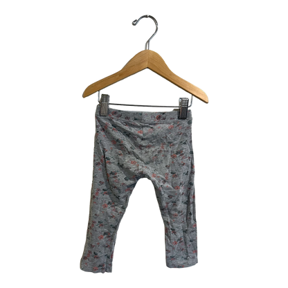 Mango Grey floral leggings 18-24 months