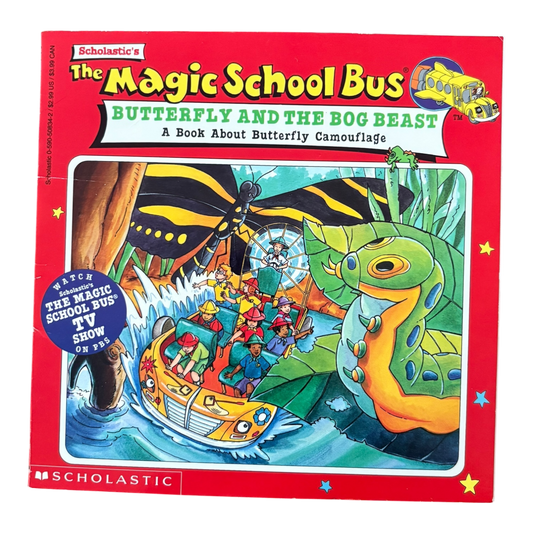 The Magic School Bus Butterfly and the Bog Beast: A Book About Butterfly Camouflage