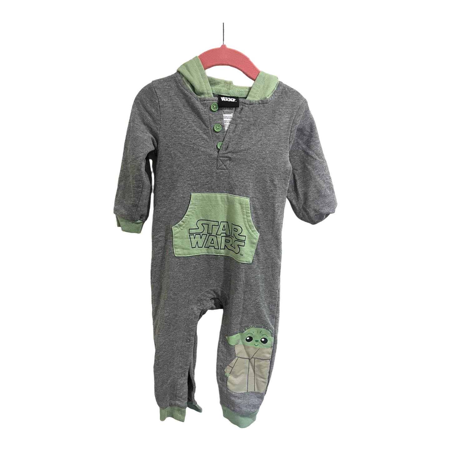 Star Wars Yoda Romper 12-18 months