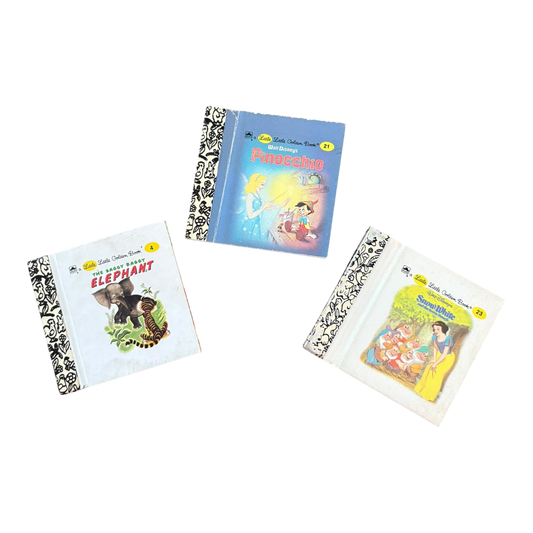 Set of 3 mini Golden books