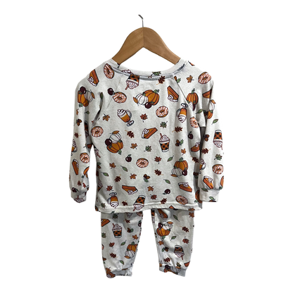 Monkey Bars Pumpkin Spice PJs 18 months