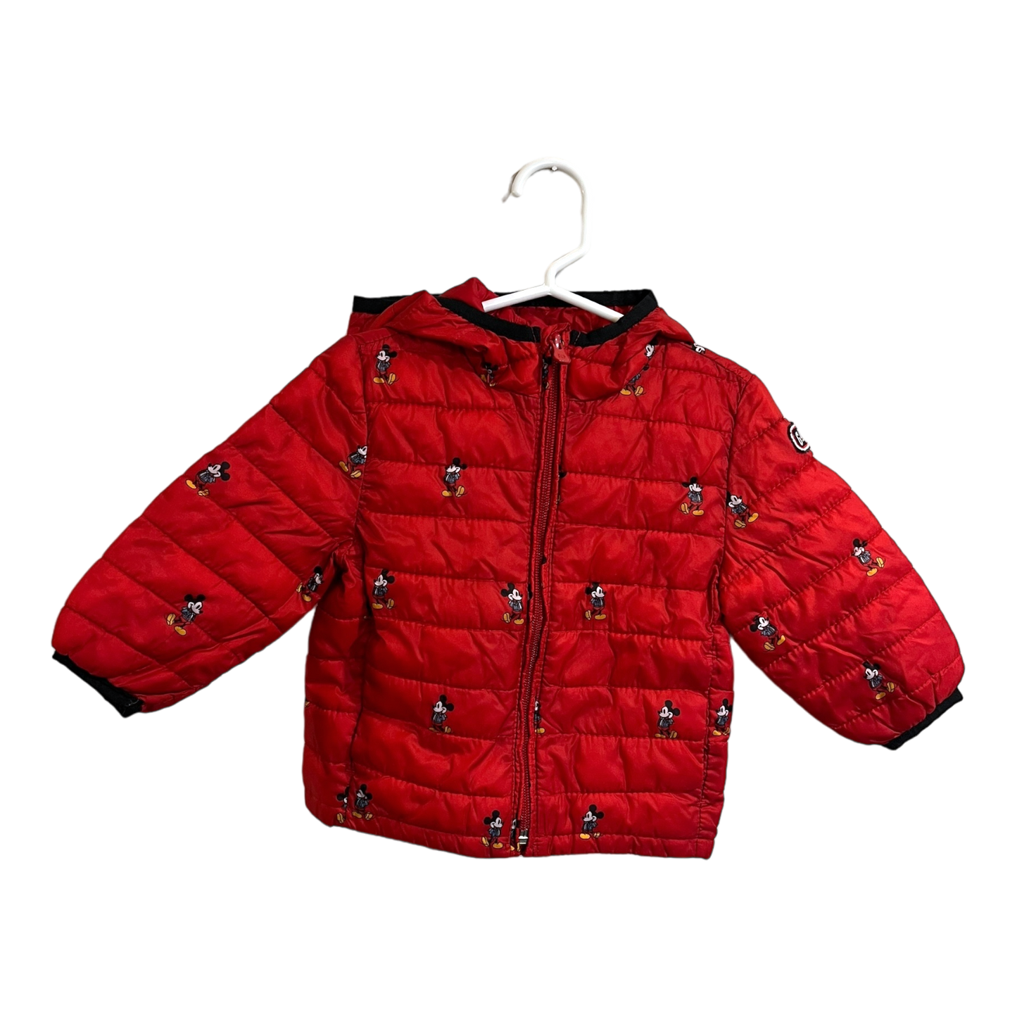 GAP Mickey Mouse puffer jacket 12-18 months