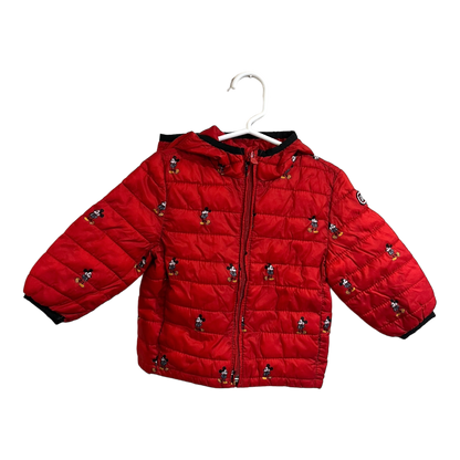 GAP Mickey Mouse puffer jacket 12-18 months