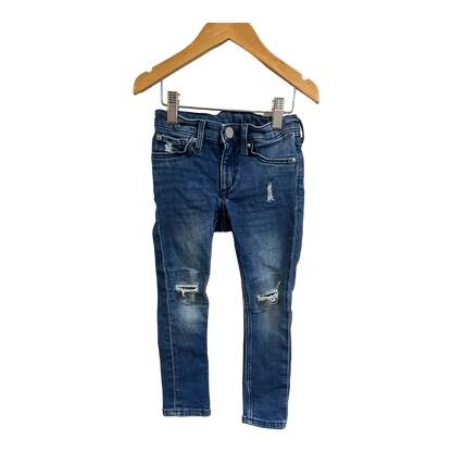 & Denim Destressed skinny jeans 3-4y