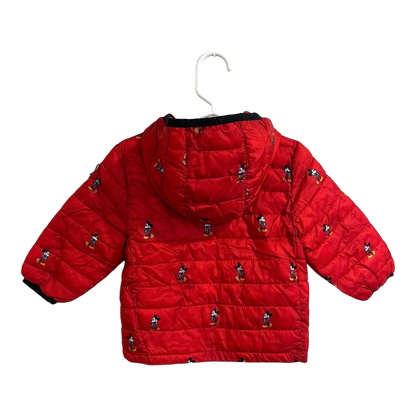 GAP Mickey Mouse puffer jacket 12-18 months