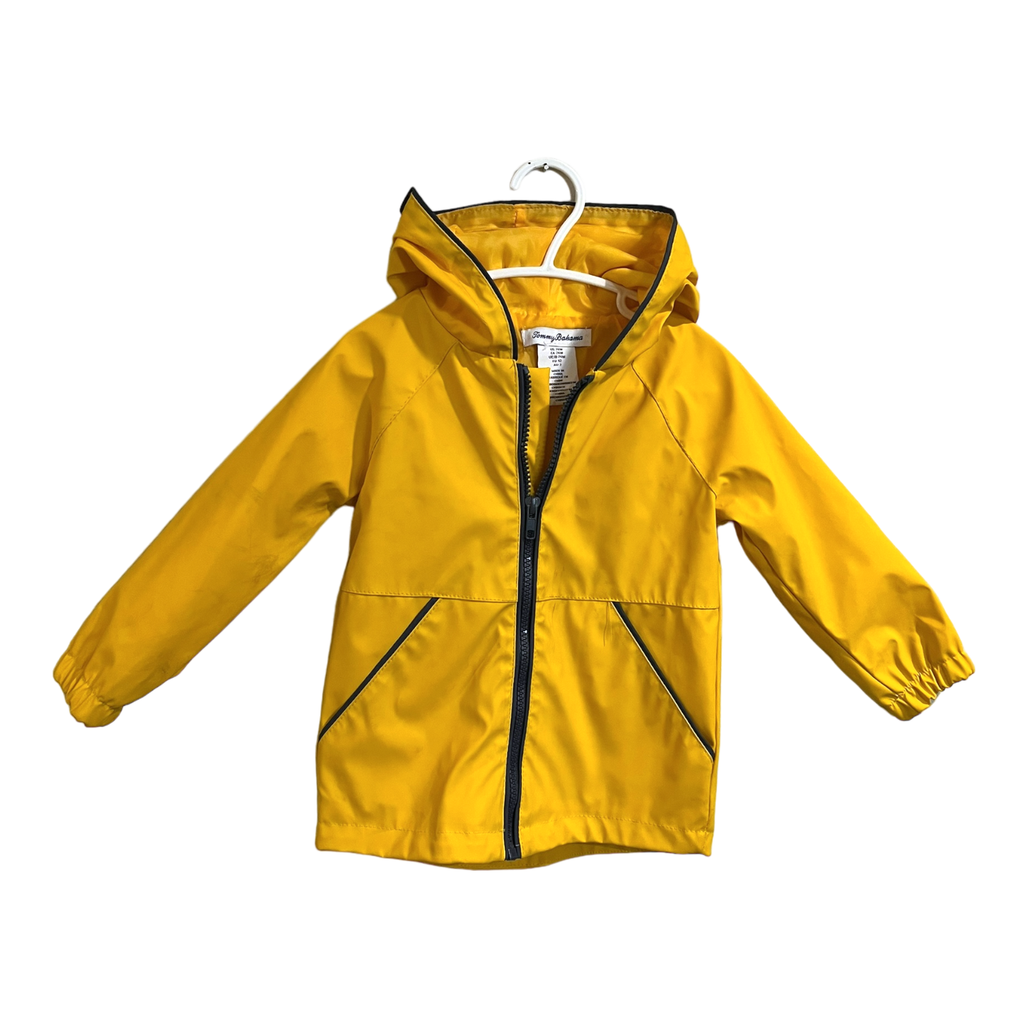 Tommy Bahama Yellow Shark rain jacket 24 months