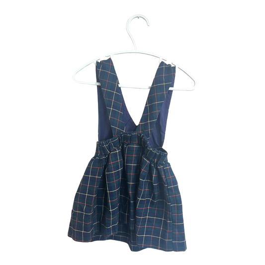 Jilly Plaid dress (green and blue) 2, but seems smaller