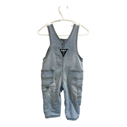 Osh Kosh Light wash demin overalls 9 months