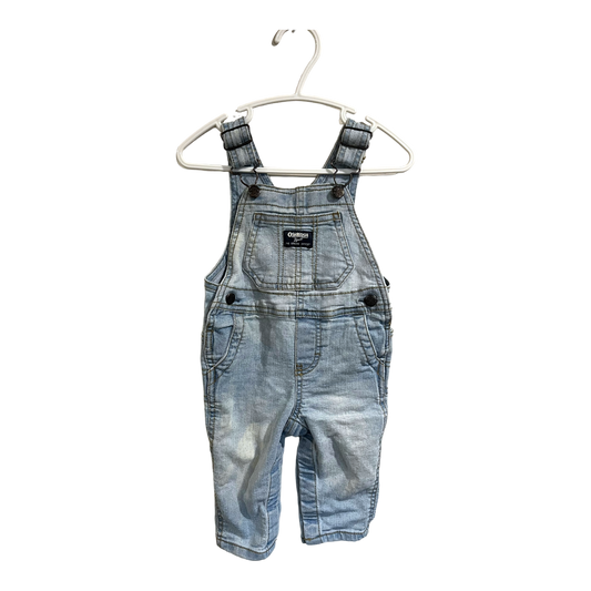 Osh Kosh Light wash demin overalls 9 months