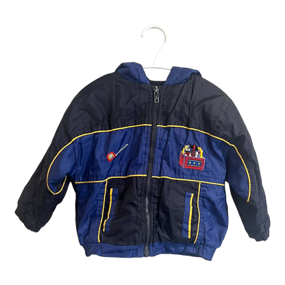 Ragscals Windbreaker with construction embroidery 2