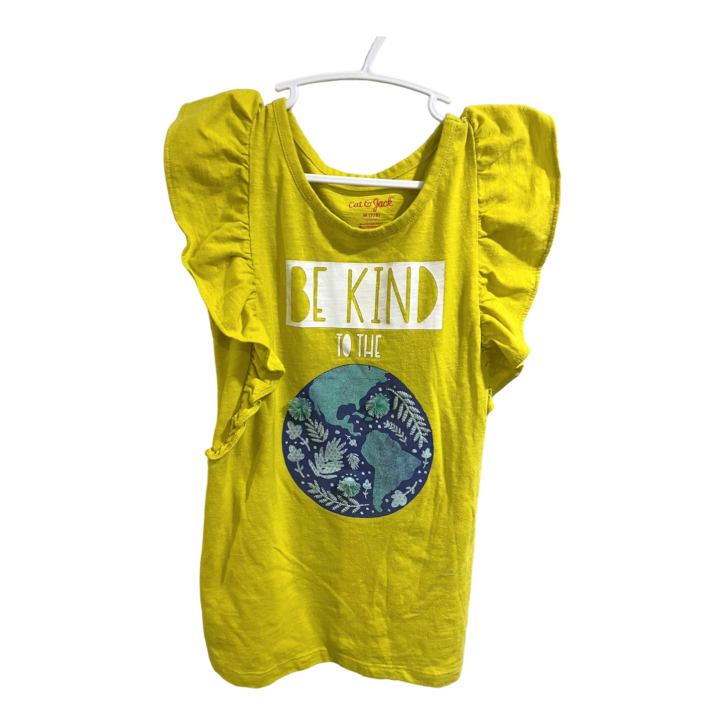 Cat & Jack Be Kind to the Earth tee 7/8y