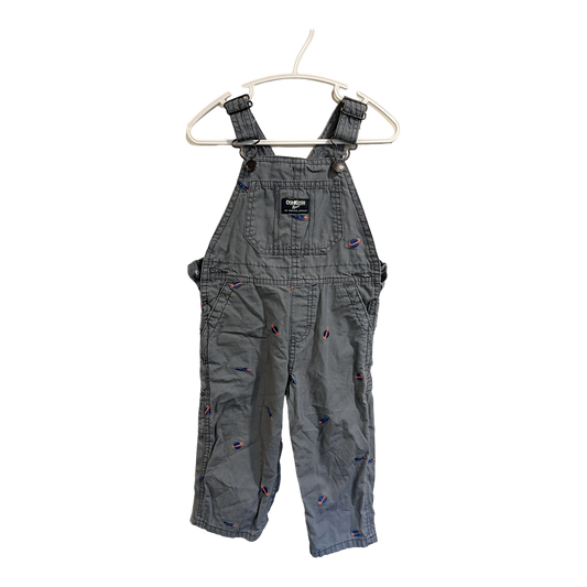 Osh Kosh Embroidered space overalls 24 months