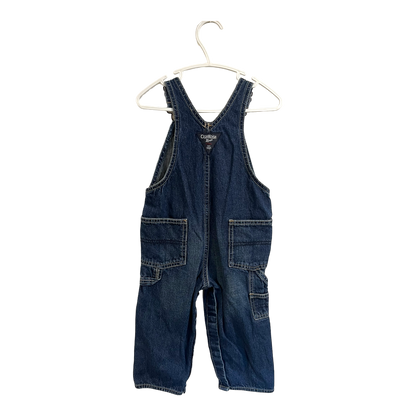 Osh Kosh Dark wash demin overalls 24 months