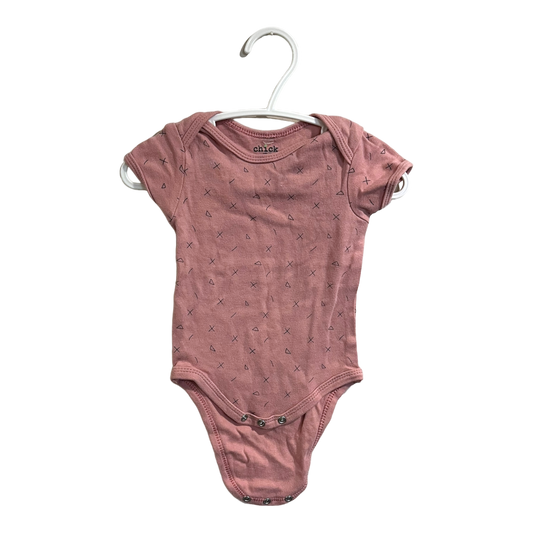 Chickpea Rose onesie 3-6 months