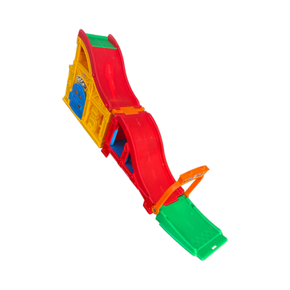 Little People Fold & Go Wheelies Rev 'N Sounds Car Race Track